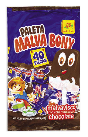 De La Rosa Paleta Malvabony C/Chocolate 16/40/12 Gr