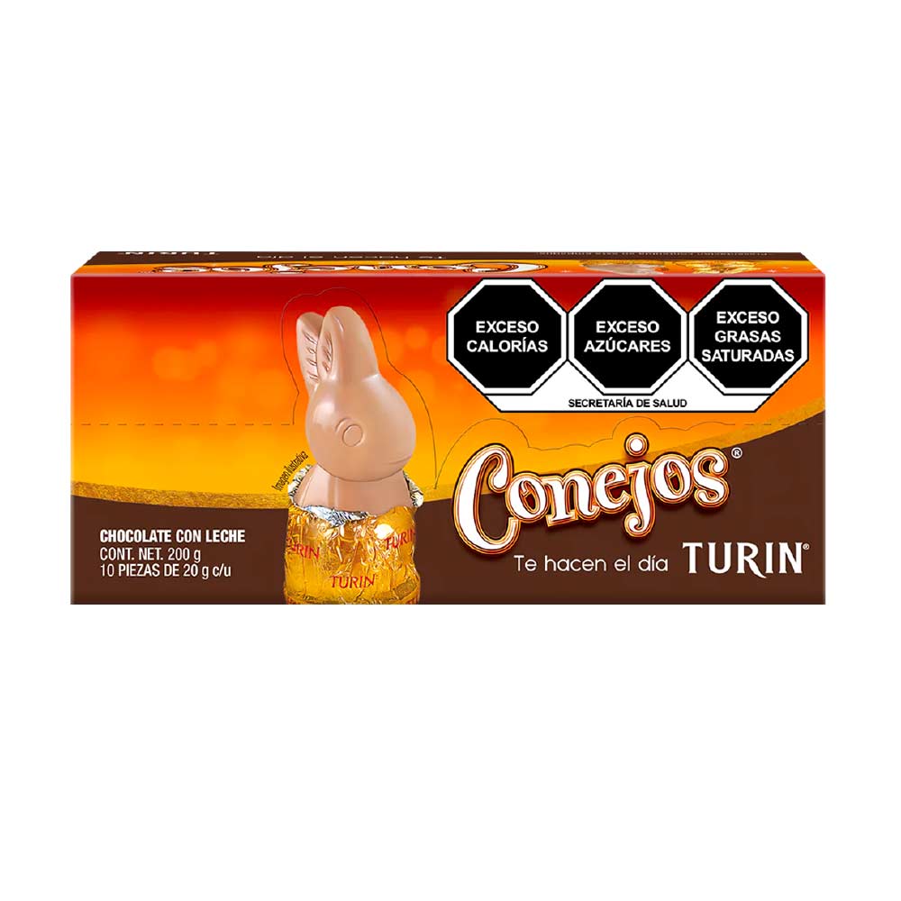Turin Chocolate Conejillo 14/10/200 Gr