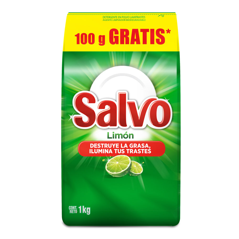 Salvo Lavatarstes Limon 18/900 Gr + 100 Gr