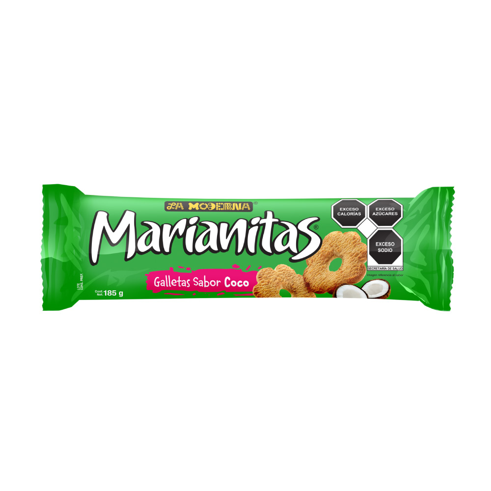 La Moderna Galletas Marianitas Coco 20/185 Gr