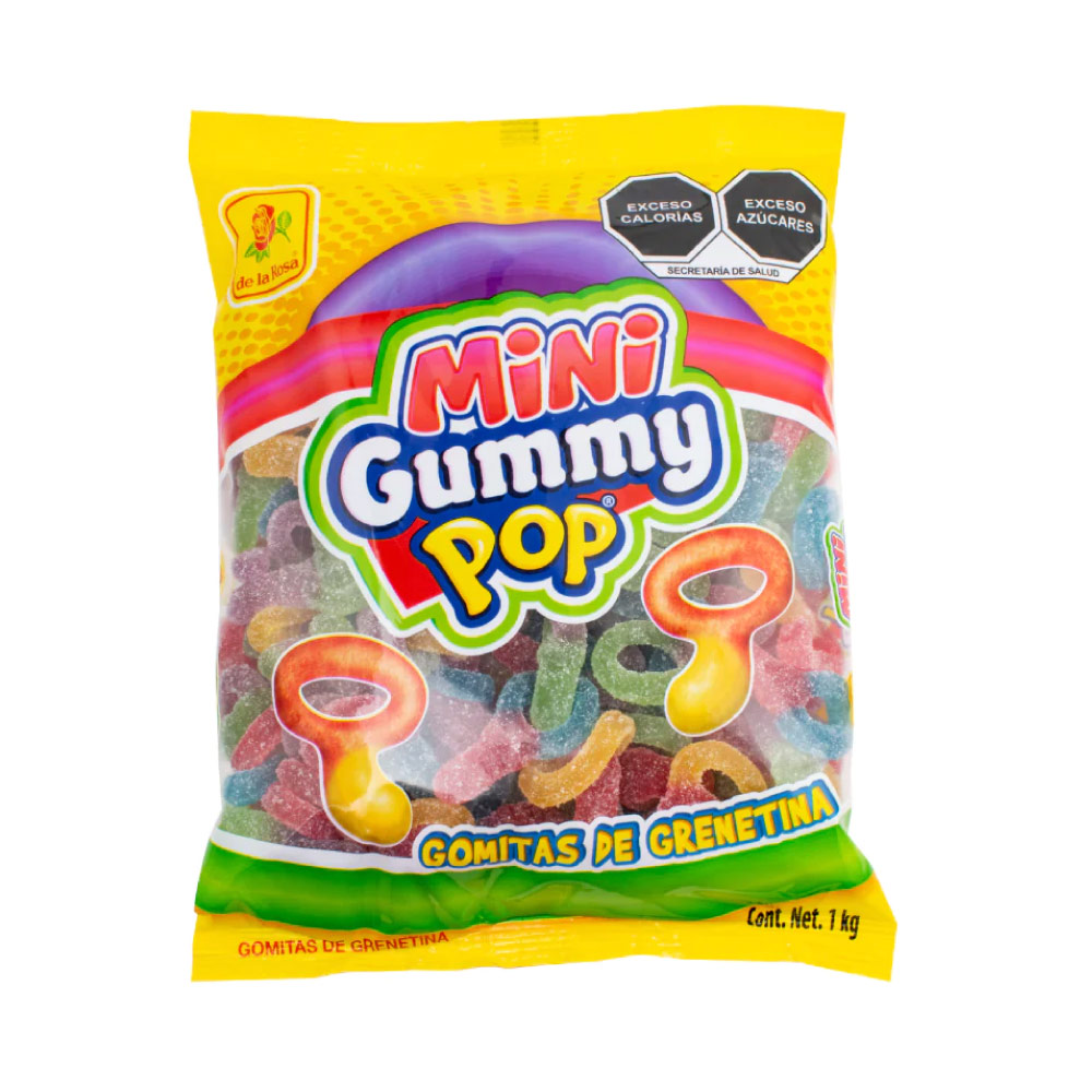Mini Gummy Pop De La Rosa 1 Kilo