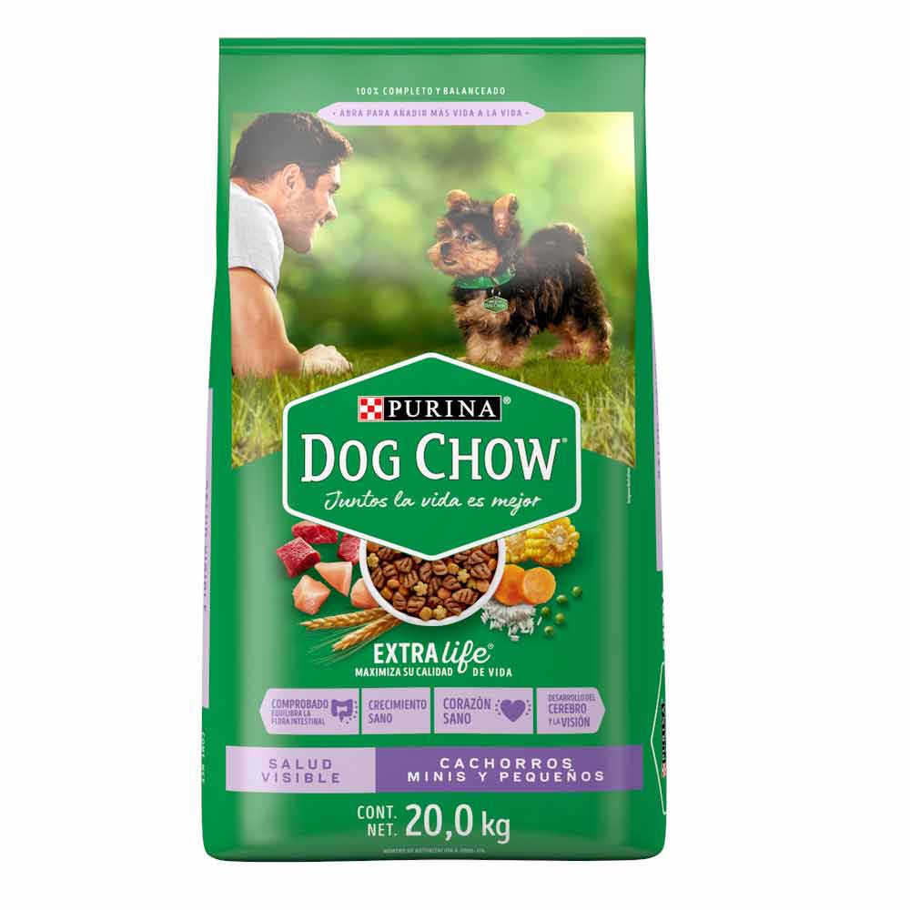 Purina Dog Chow Alim Perro Cachorro Bulto 20 Kg