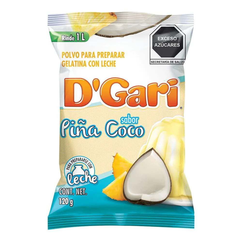Dgari Gelat Piña Coco 50/120 Gr