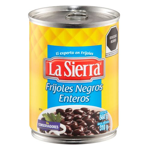 La Sierra Frijol Entero Negro 12/560 Gr
