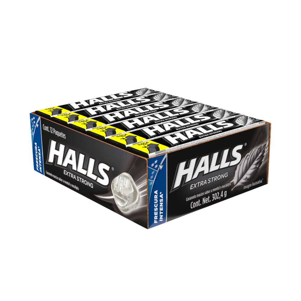 Halls Extra Strong 30/12/9 Pz