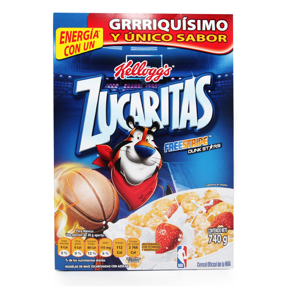 Zucaritas Kelloggs Cereal 16/665 Gr