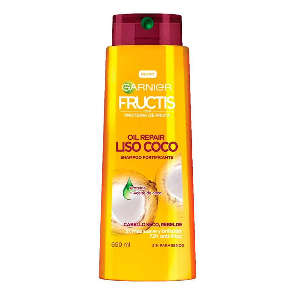 Garnier Fructis Oil Sh Liso Coco 12/650 Ml