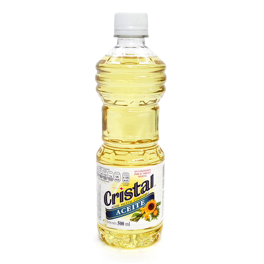 Tienda Scorpion Aceite Vegetal Cristal Botella 500 Mililitros. En Tienda  Scorpion puedes comprar abarrotes a precio de mayoreo. Haz tu pedido en  línea.