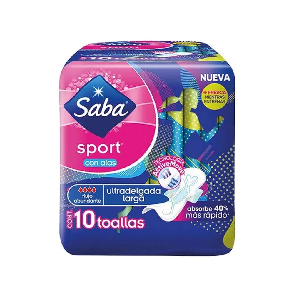 Saba Sport Ultra Delgada Larga 10 Pz