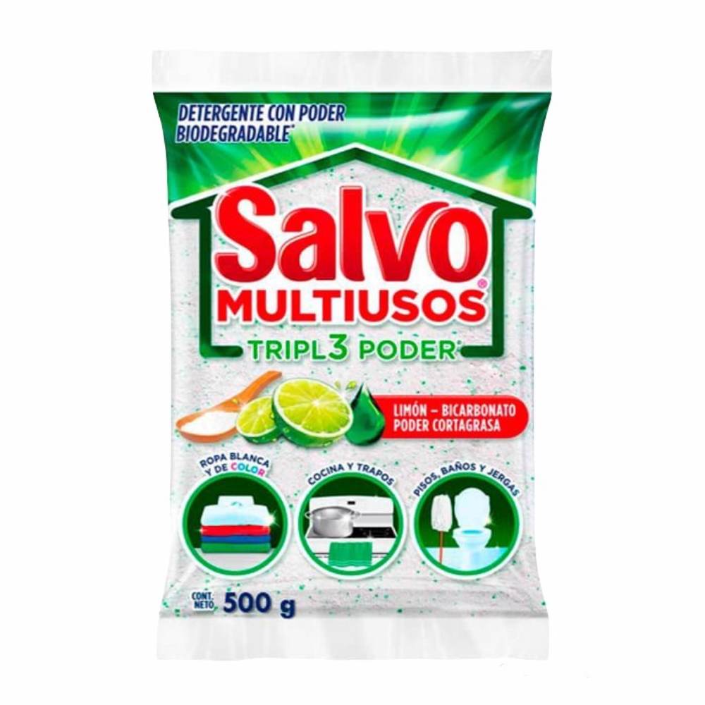 Salvo Detergente Multiusos 20/500 Gr