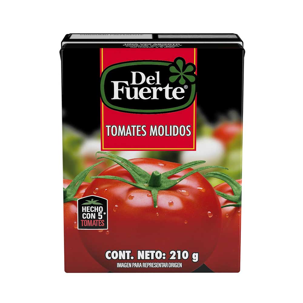 Del Fuerte Pure De Tomate  Natural 24/210 gr