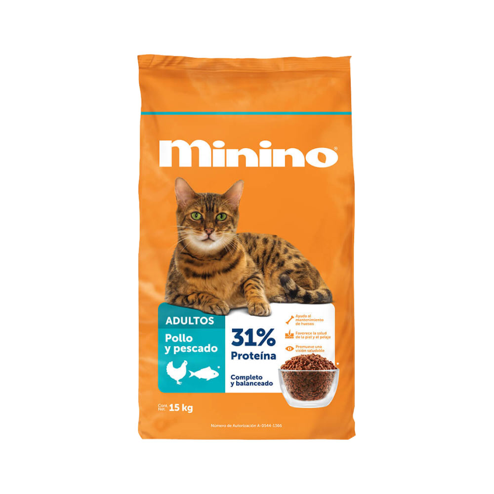 Minino Alimento Para Gato Bulto 15 Kg (I)