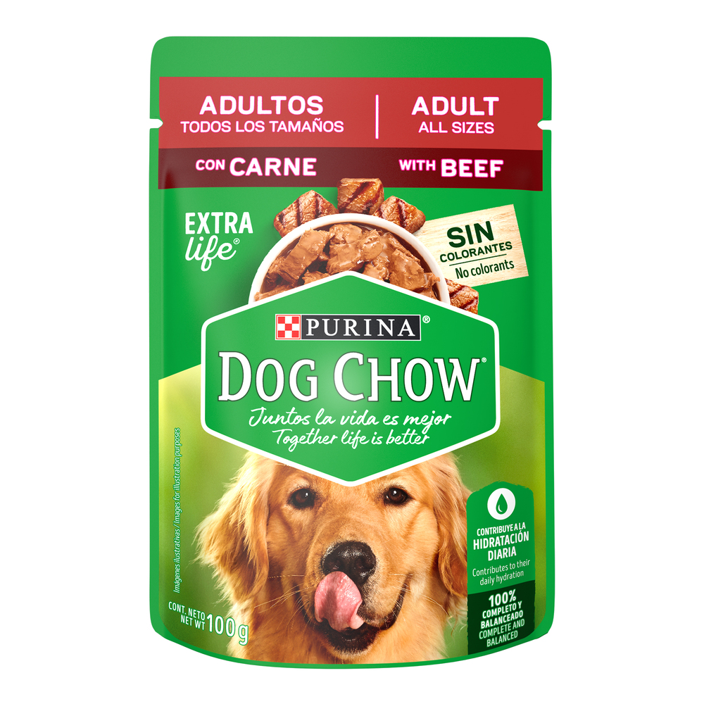 Dog Chow Pouch Carne Mp 12/100 Gr