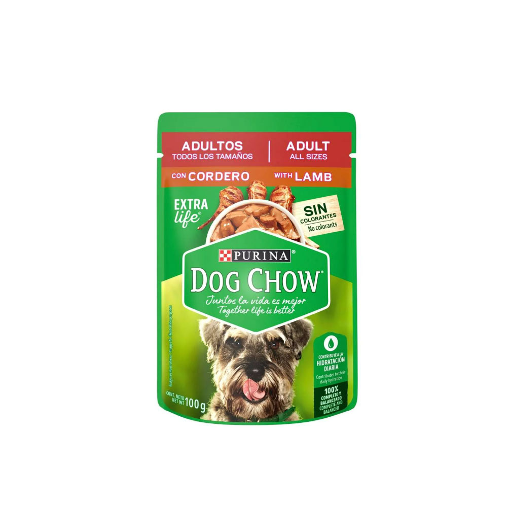 Dog Chow Adulto Cordero Mp 12/100 G