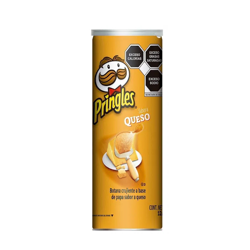 Pringles Papas Queso 14/124 Gr