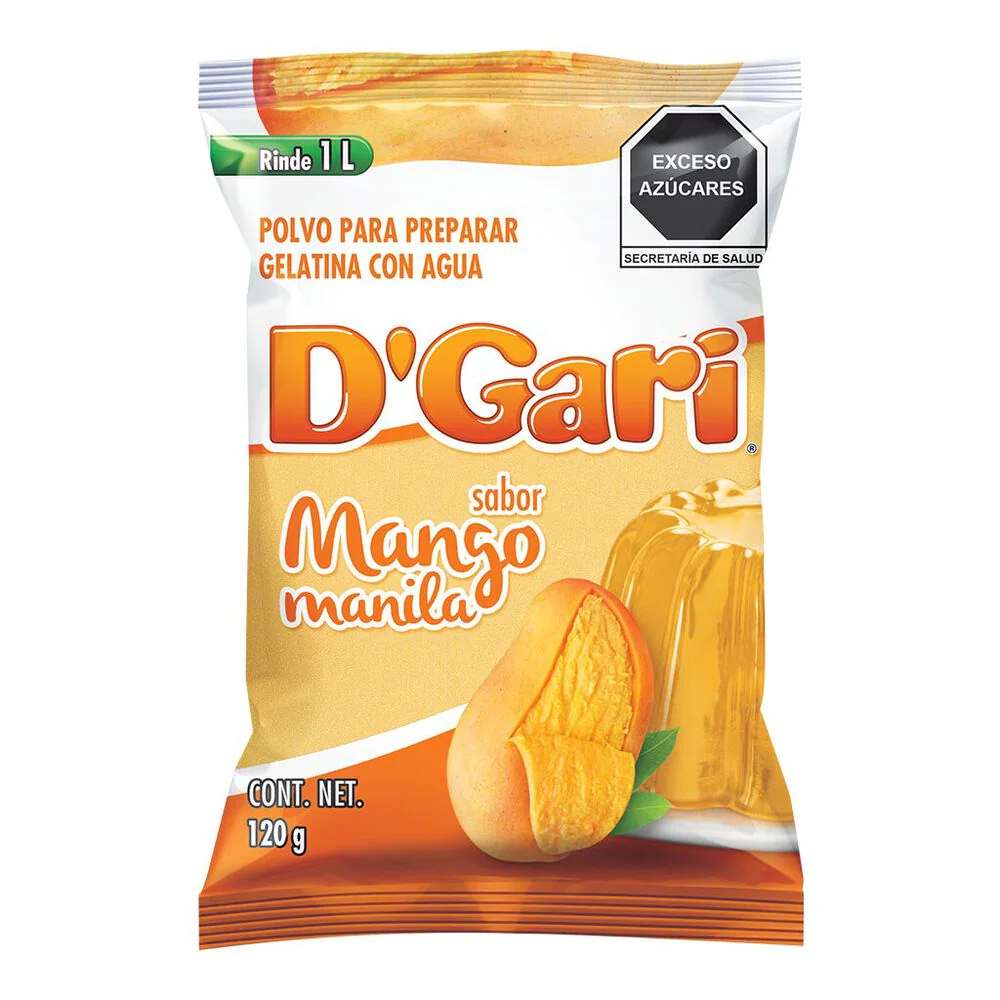 Gelatina DGari Sabor Mango 120 gr