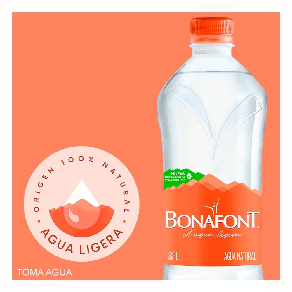 Bonafont Agua Nat 12/1 Lt