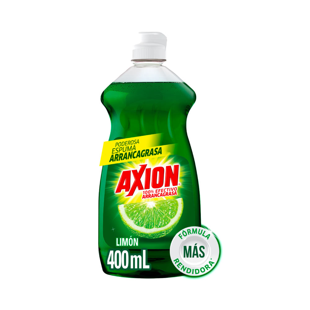 Lavatrastes Líquido Axion Limón 400 ml