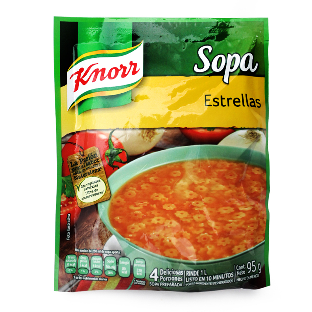 Knorr Sopa Inst Estrellitas 12/95 Gr
