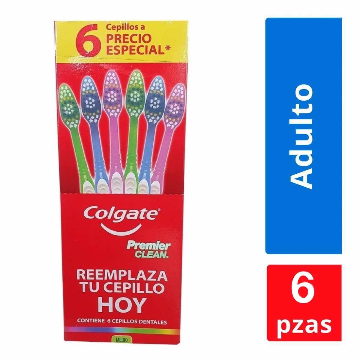 Colgate Cepillo Dental Premier Clean 8/6 Pz