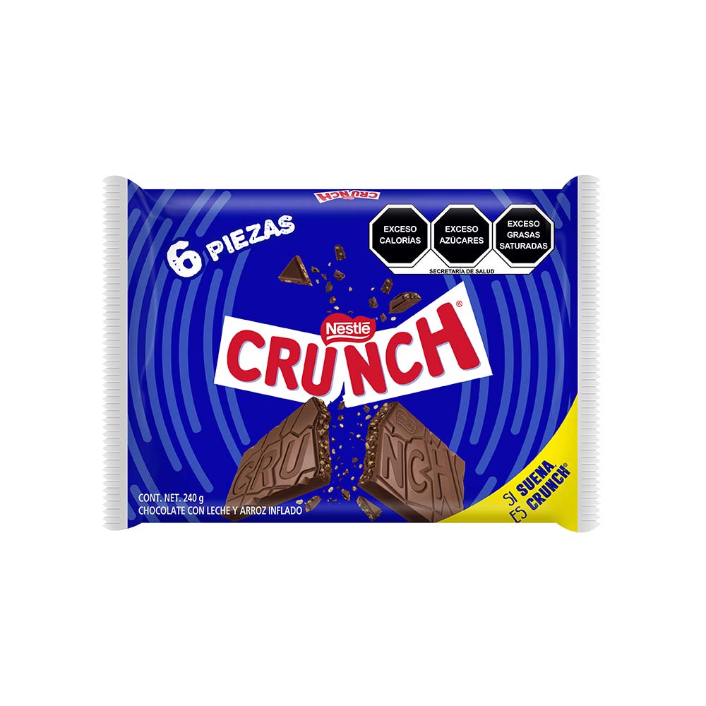 Crunch Chocolate 12/6/40 Gr