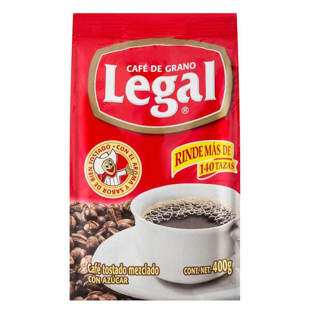 Legal Cafe Molido Bolsa 24/400 Gr