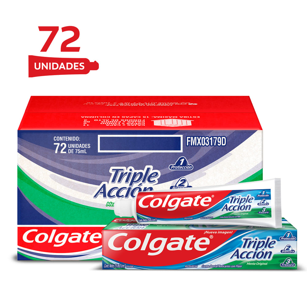 Colgate Crema Dental Triple Accion 72/75 Ml