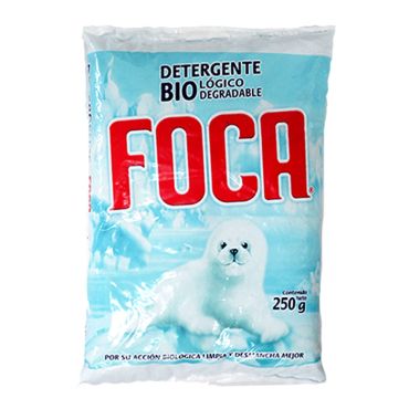 Detergente Para Ropa Foca Bolsa 250 Gramos