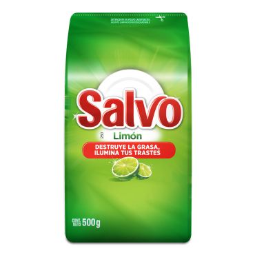 Lavatrastes Salvo en Polvo Limon Bolsa 500 gr
